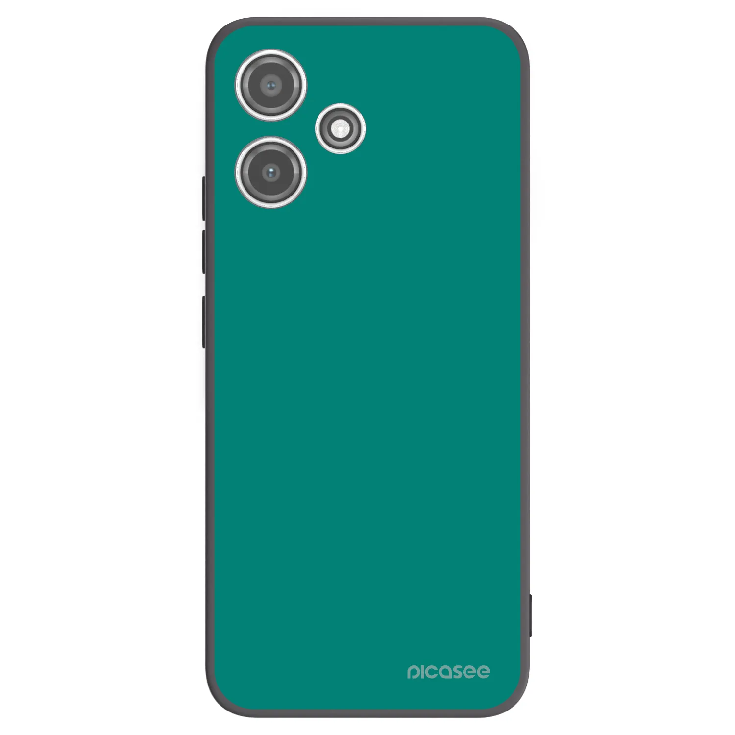 Picasee crna silikonska maskica za Xiaomi Redmi 12 5G - Emerald Mist