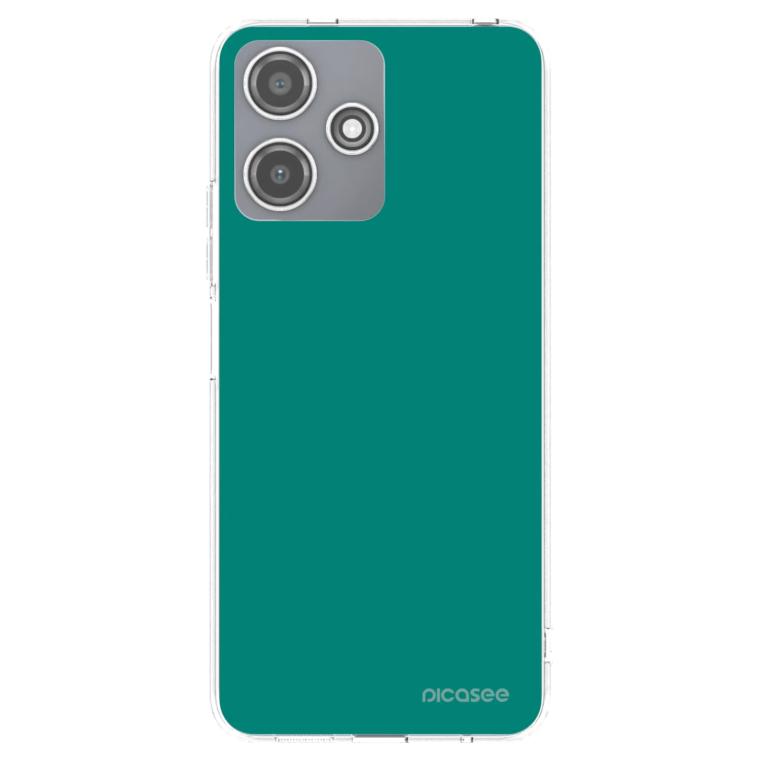 Picasee silikonska prozirna maskica za Xiaomi Redmi 12 5G - Emerald Mist