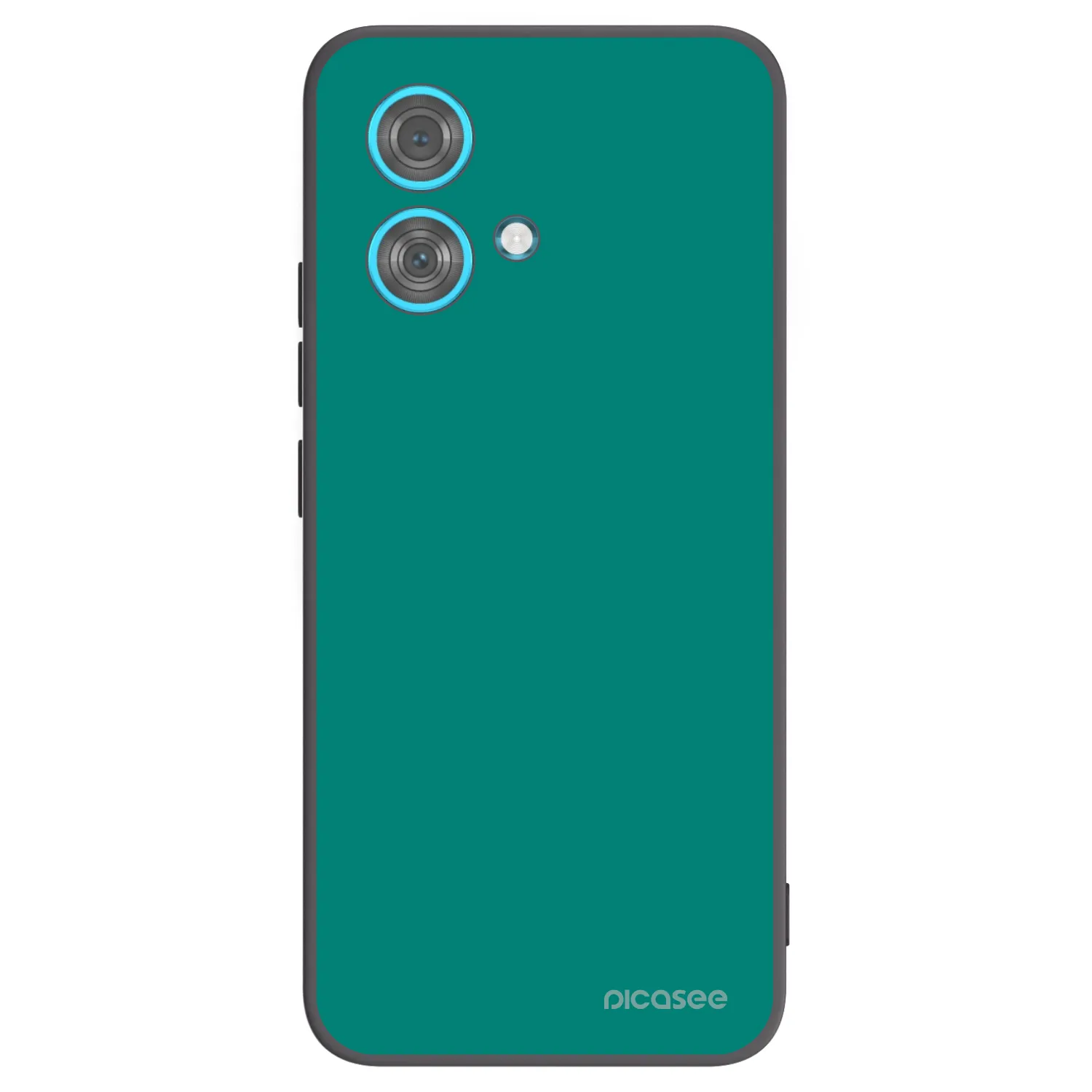 Picasee crna silikonska maskica za Motorola Edge 40 Neo - Emerald Mist