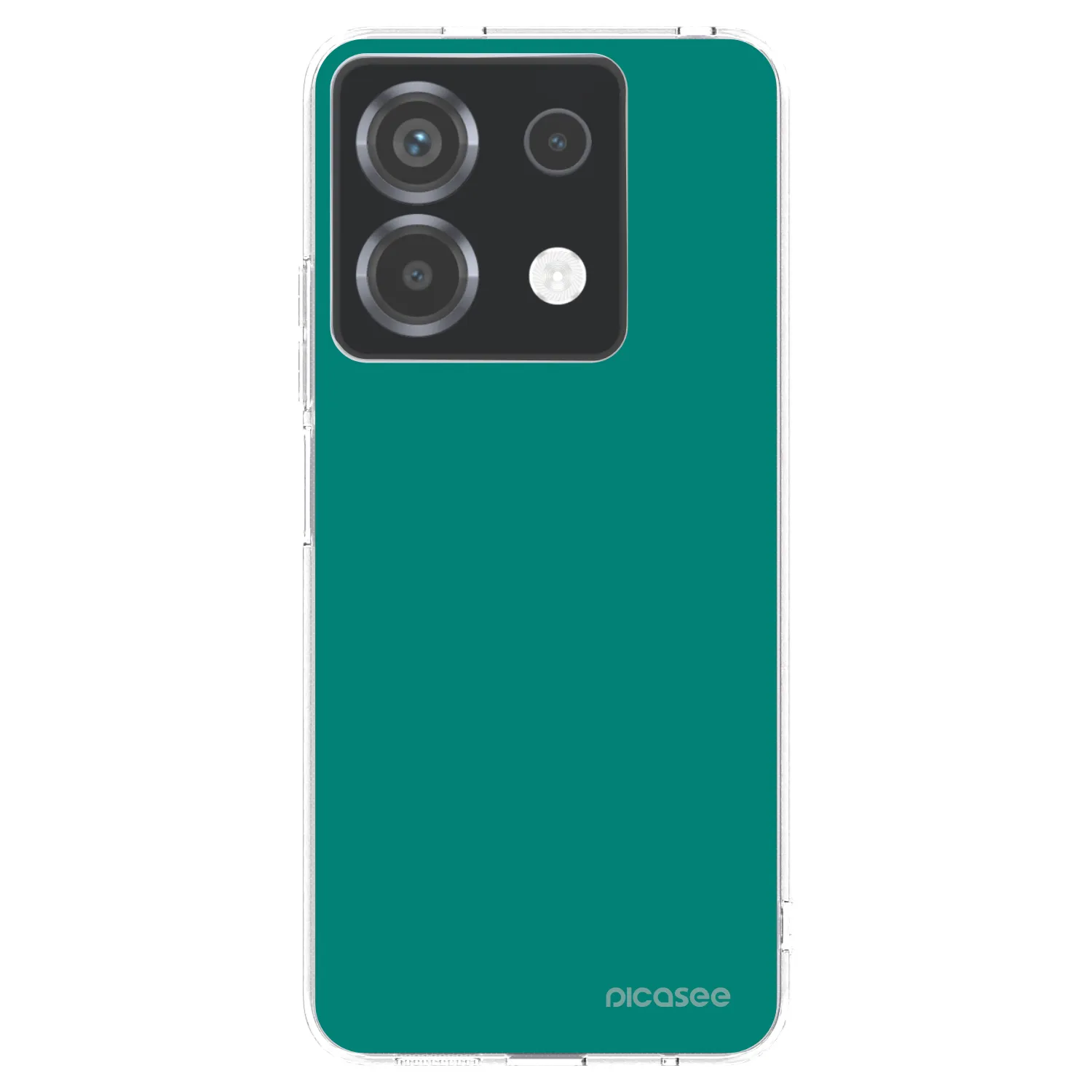 Picasee silikonska prozirna maskica za Xiaomi Poco X6 - Emerald Mist