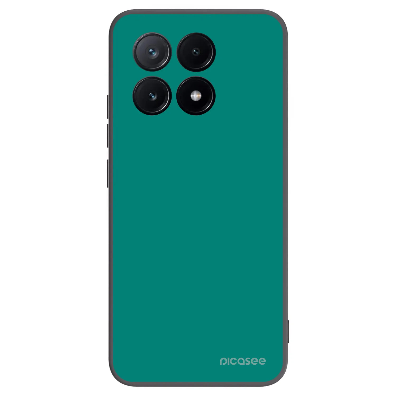 Picasee crna silikonska maskica za Xiaomi Poco X6 Pro - Emerald Mist
