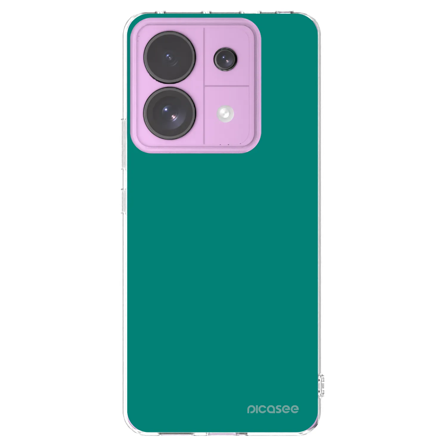Picasee silikonska prozirna maskica za Xiaomi Redmi Note 13 Pro 5G - Emerald Mist