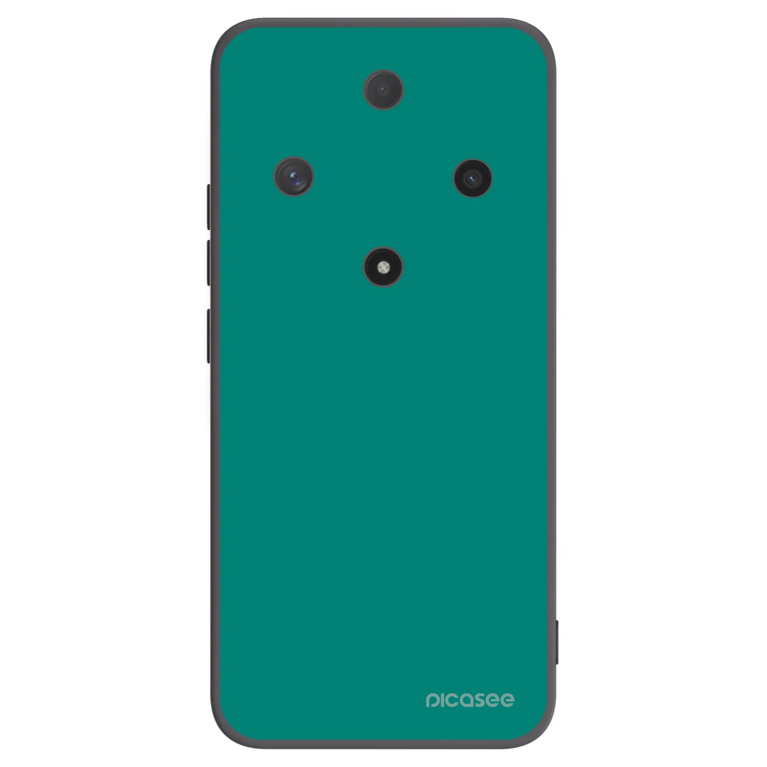 Picasee crna silikonska maskica za Honor Magic6 Lite 5G - Emerald Mist