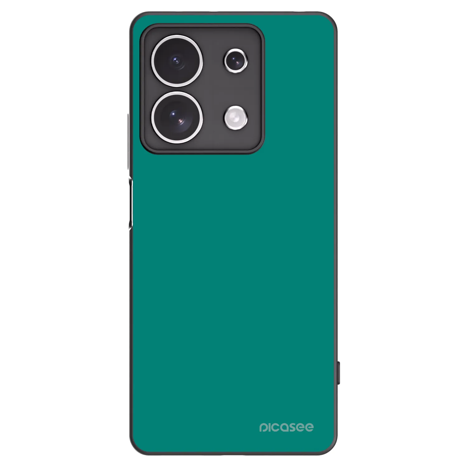 Picasee crna silikonska maskica za Xiaomi Redmi Note 13 4G - Emerald Mist