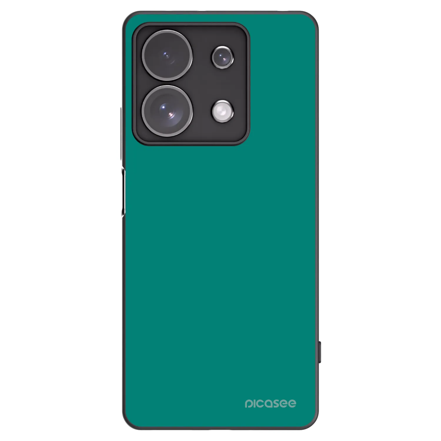 Picasee crna silikonska maskica za Xiaomi Redmi Note 13 Pro 4G - Emerald Mist
