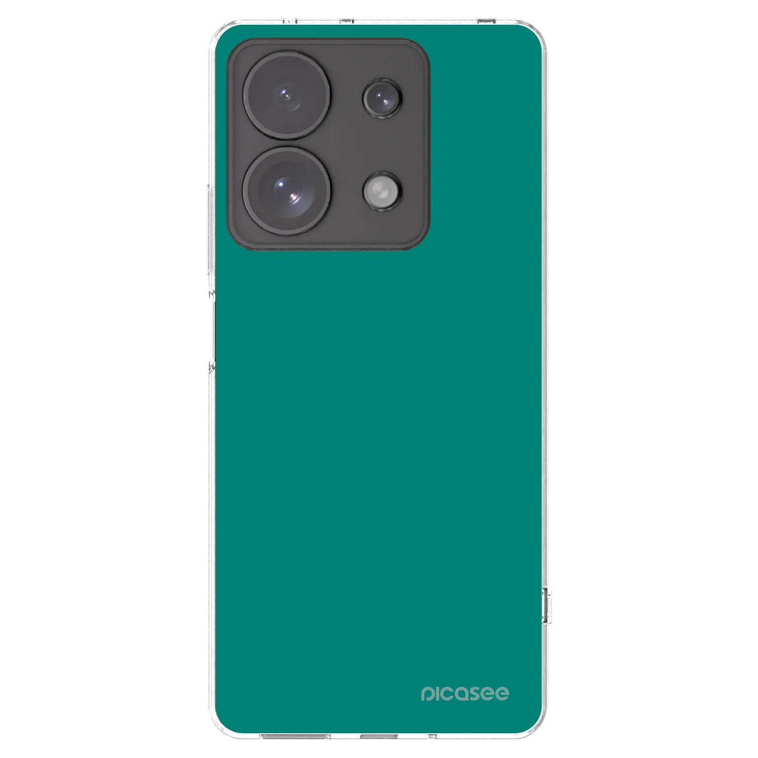 Picasee silikonska prozirna maskica za Xiaomi Redmi Note 13 Pro 4G - Emerald Mist