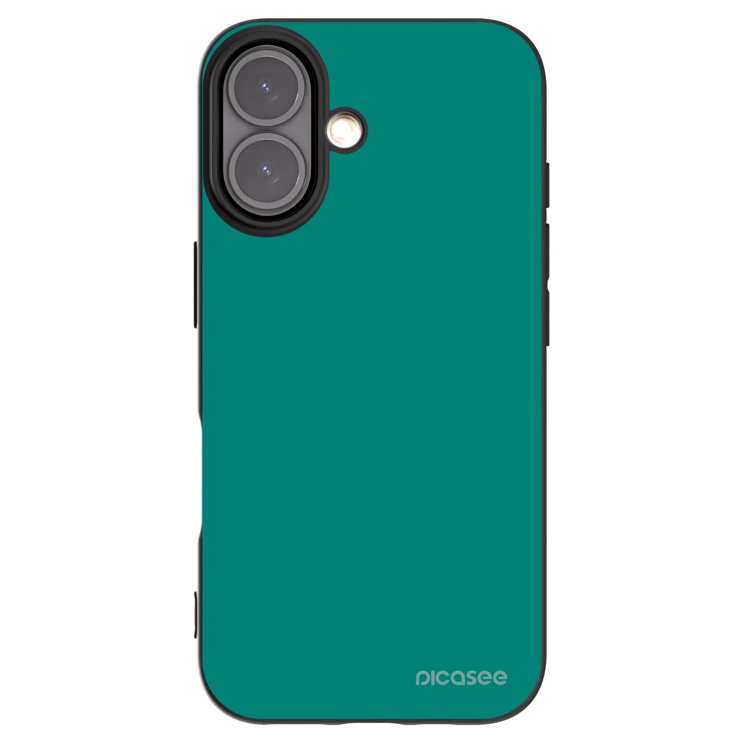 Picasee crna silikonska maskica za Apple iPhone 16 - Emerald Mist