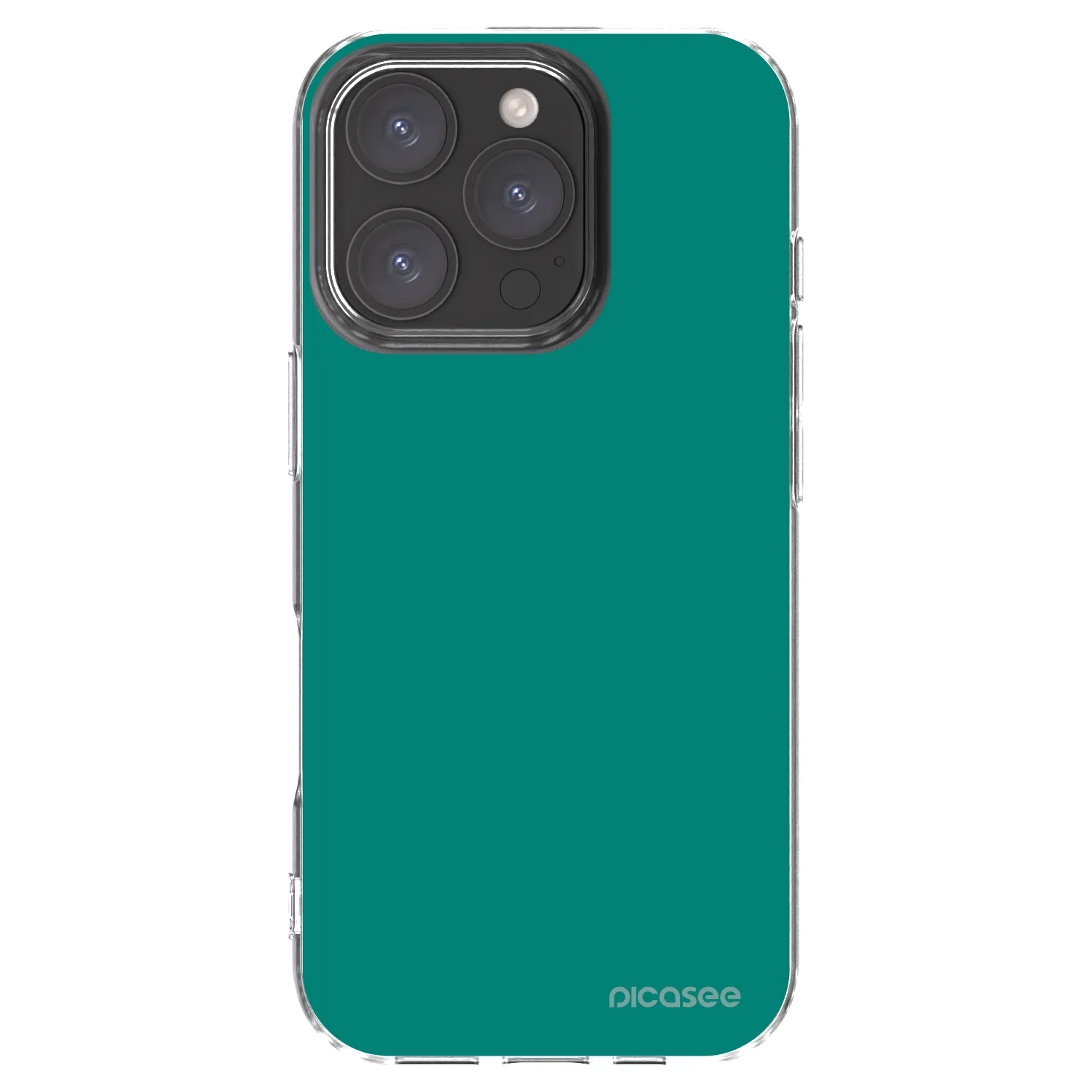Picasee silikonska prozirna maskica za Apple iPhone 16 Pro - Emerald Mist