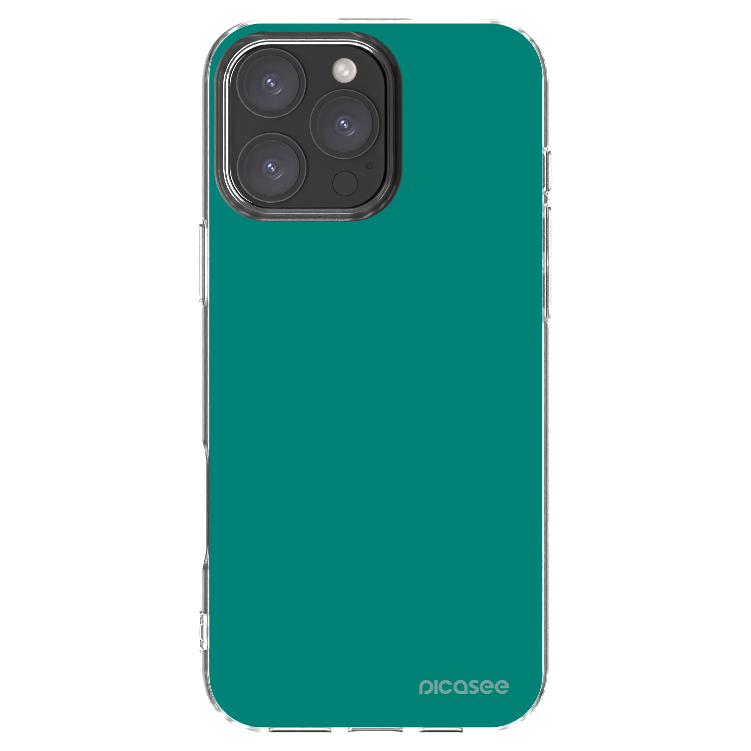 Picasee silikonska prozirna maskica za Apple iPhone 16 Pro Max - Emerald Mist