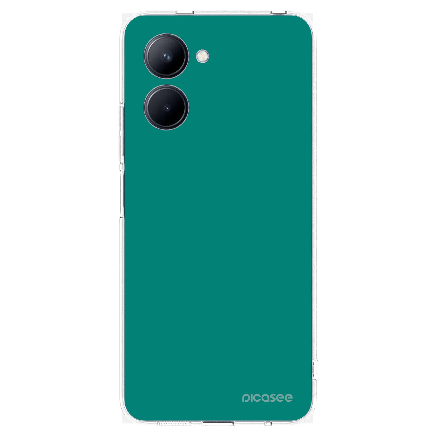 Picasee silikonska prozirna maskica za Realme C33 (2023) - Emerald Mist
