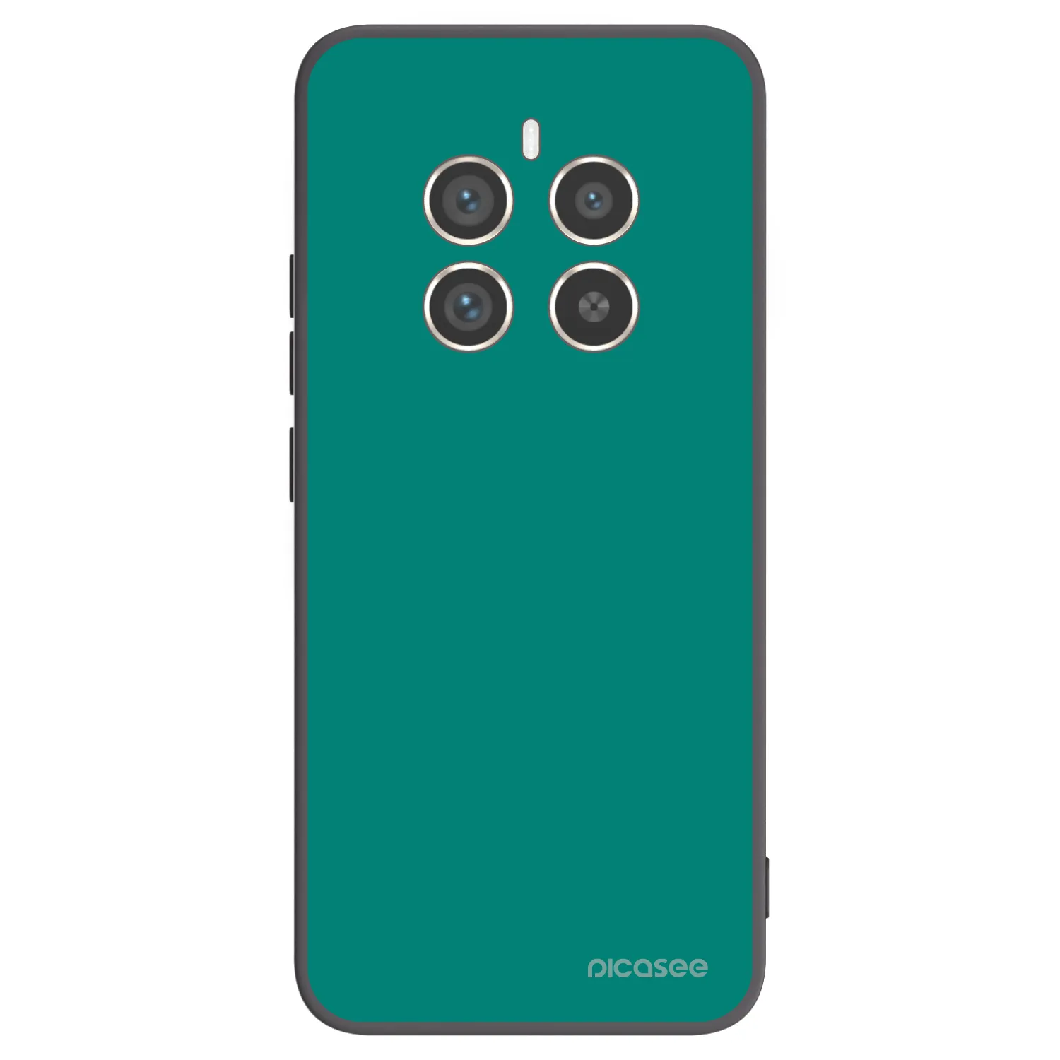 Picasee crna silikonska maskica za Realme 12 Pro 5G - Emerald Mist