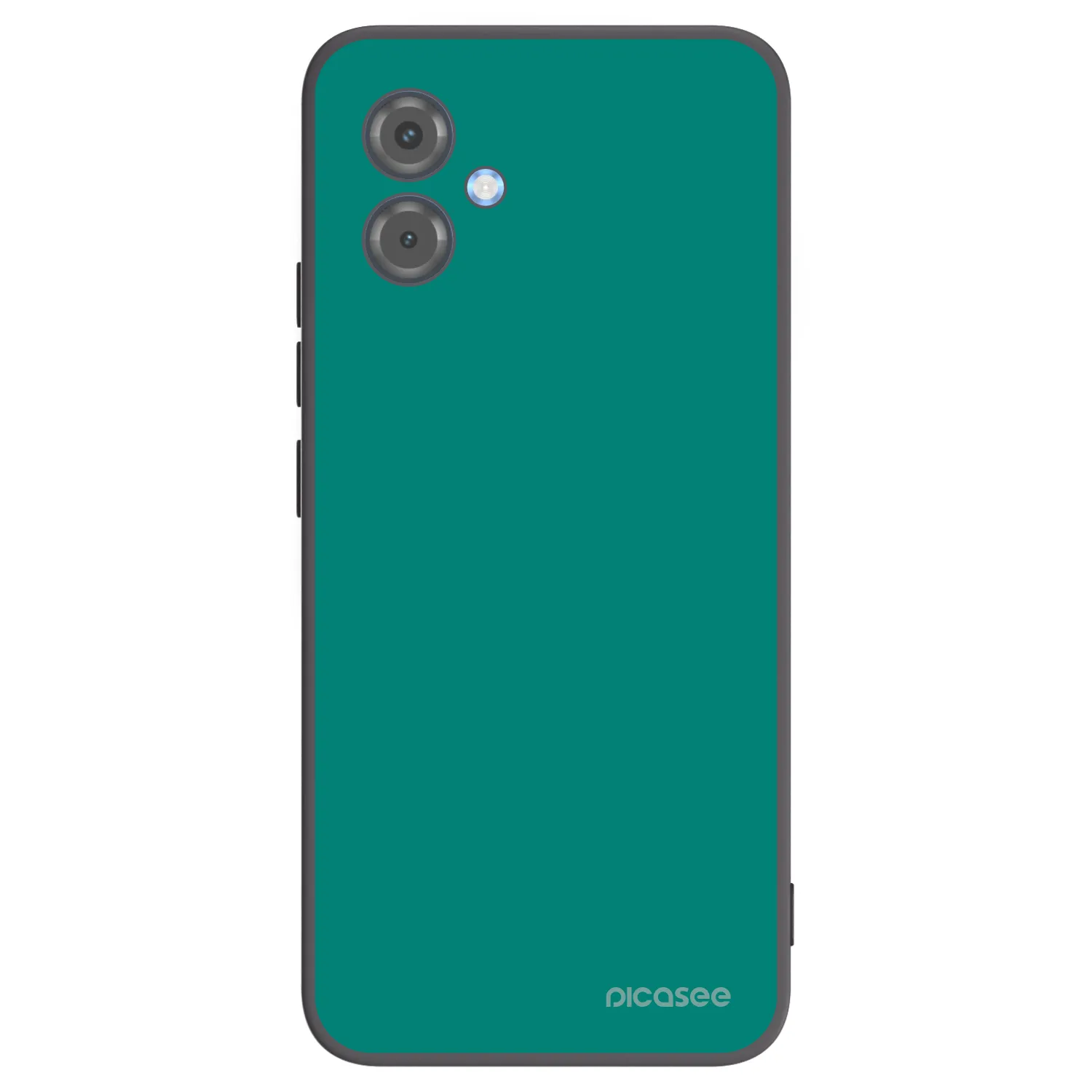 Picasee crna silikonska maskica za Motorola Moto G14 - Emerald Mist