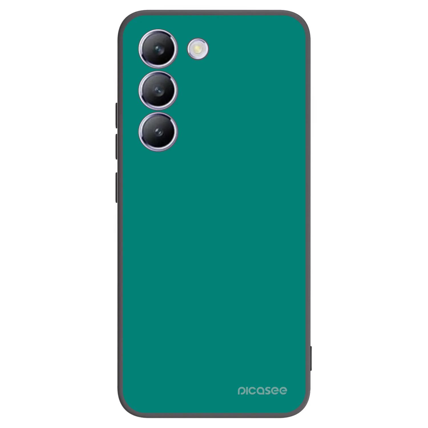 Picasee crna silikonska maskica za Vivo V40 SE 5G - Emerald Mist