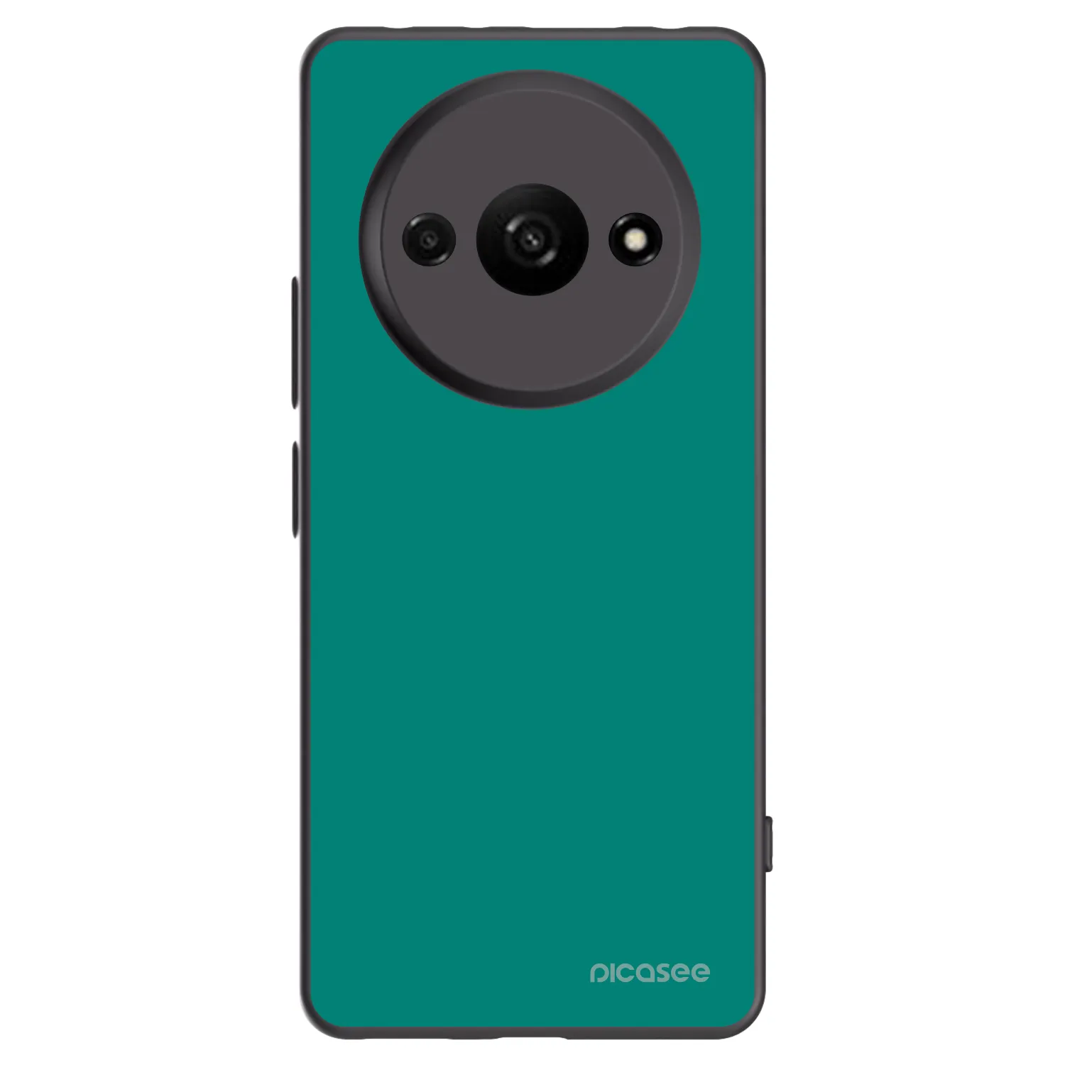 Picasee crna silikonska maskica za Xiaomi Redmi A3 - Emerald Mist