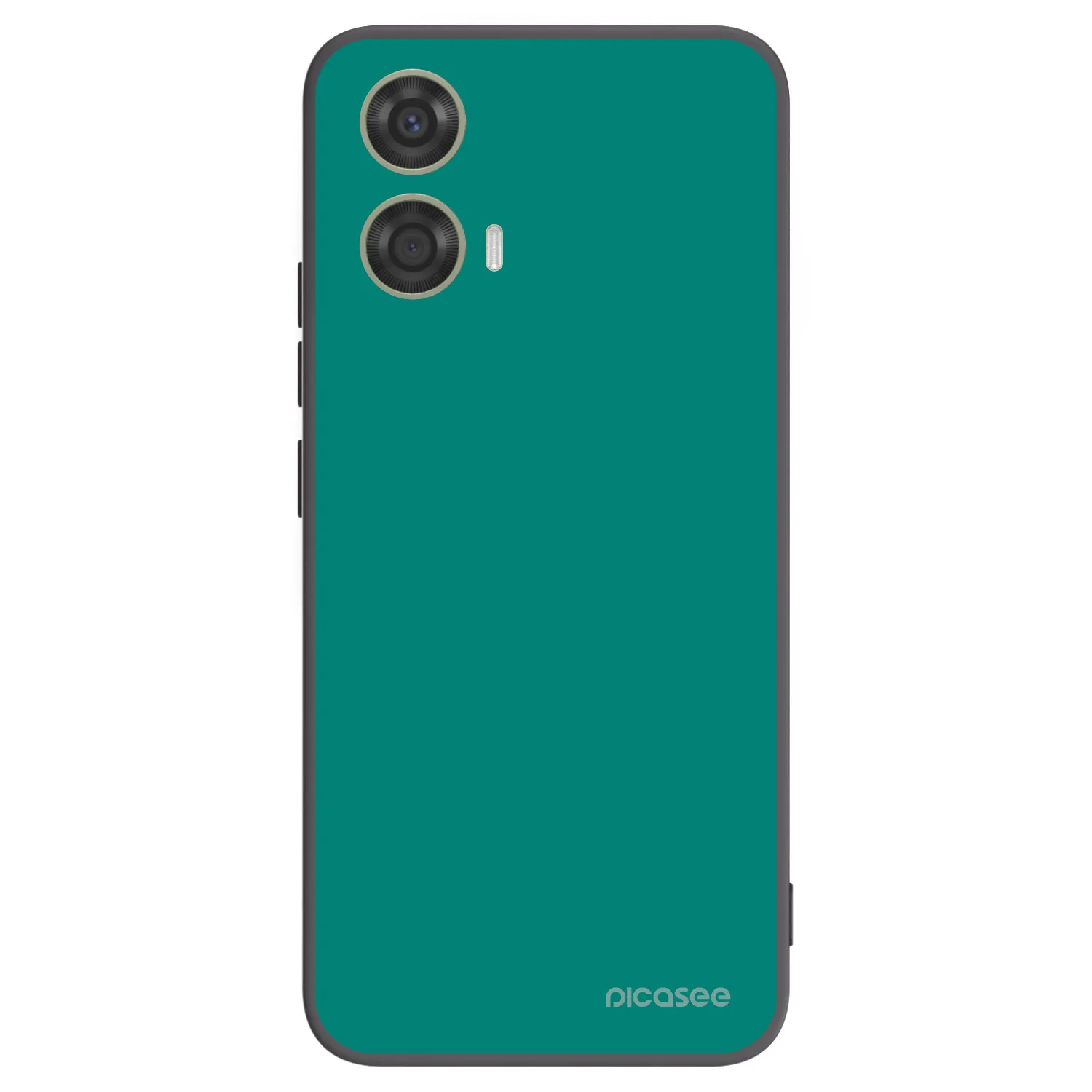 Picasee crna silikonska maskica za Motorola Moto G24 - Emerald Mist