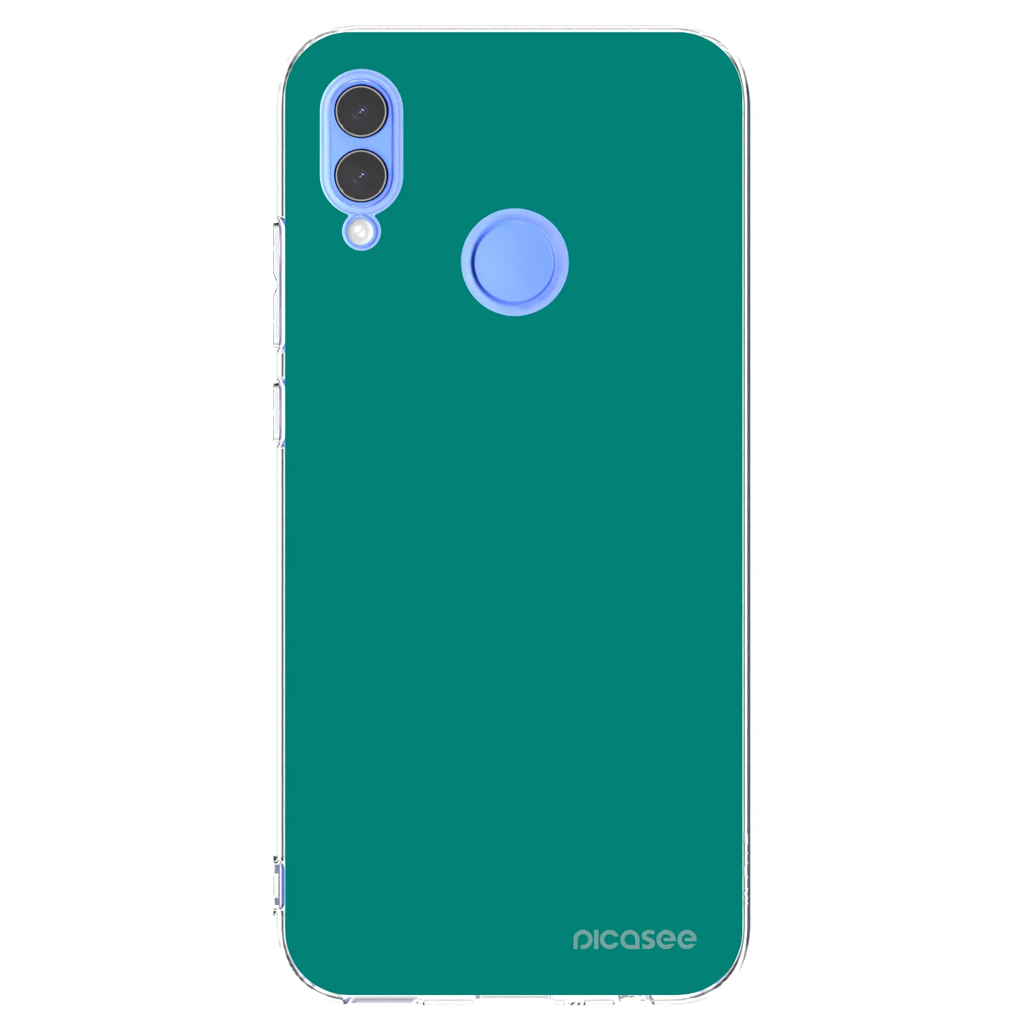 Picasee silikonska prozirna maskica za Huawei P Smart 2019 - Emerald Mist