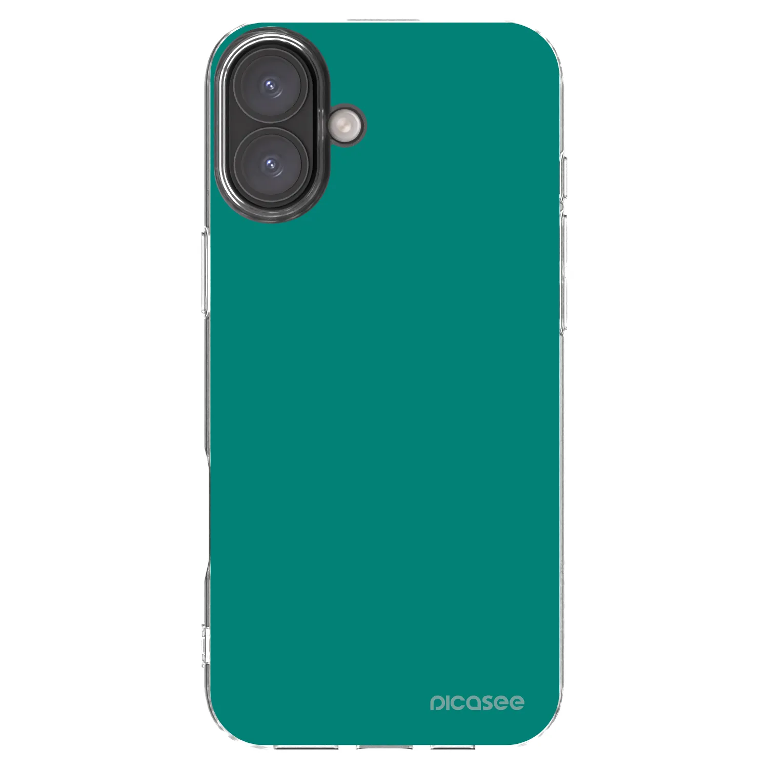 Picasee silikonska prozirna maskica za Apple iPhone 16 Plus - Emerald Mist