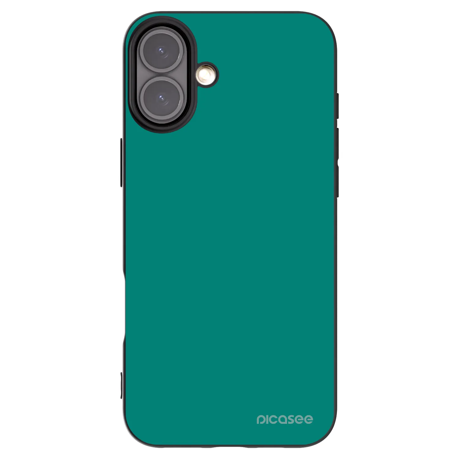 Picasee crna silikonska maskica za Apple iPhone 16 Plus - Emerald Mist