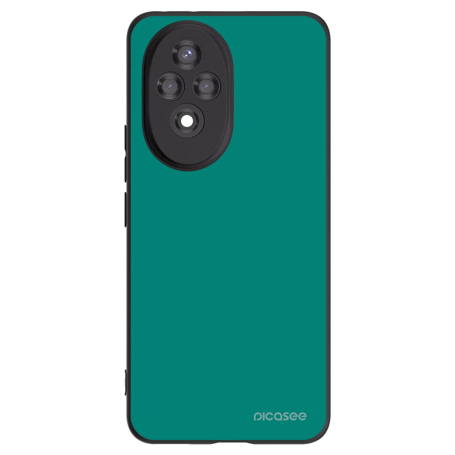 Picasee crna silikonska maskica za Honor 200 5G - Emerald Mist