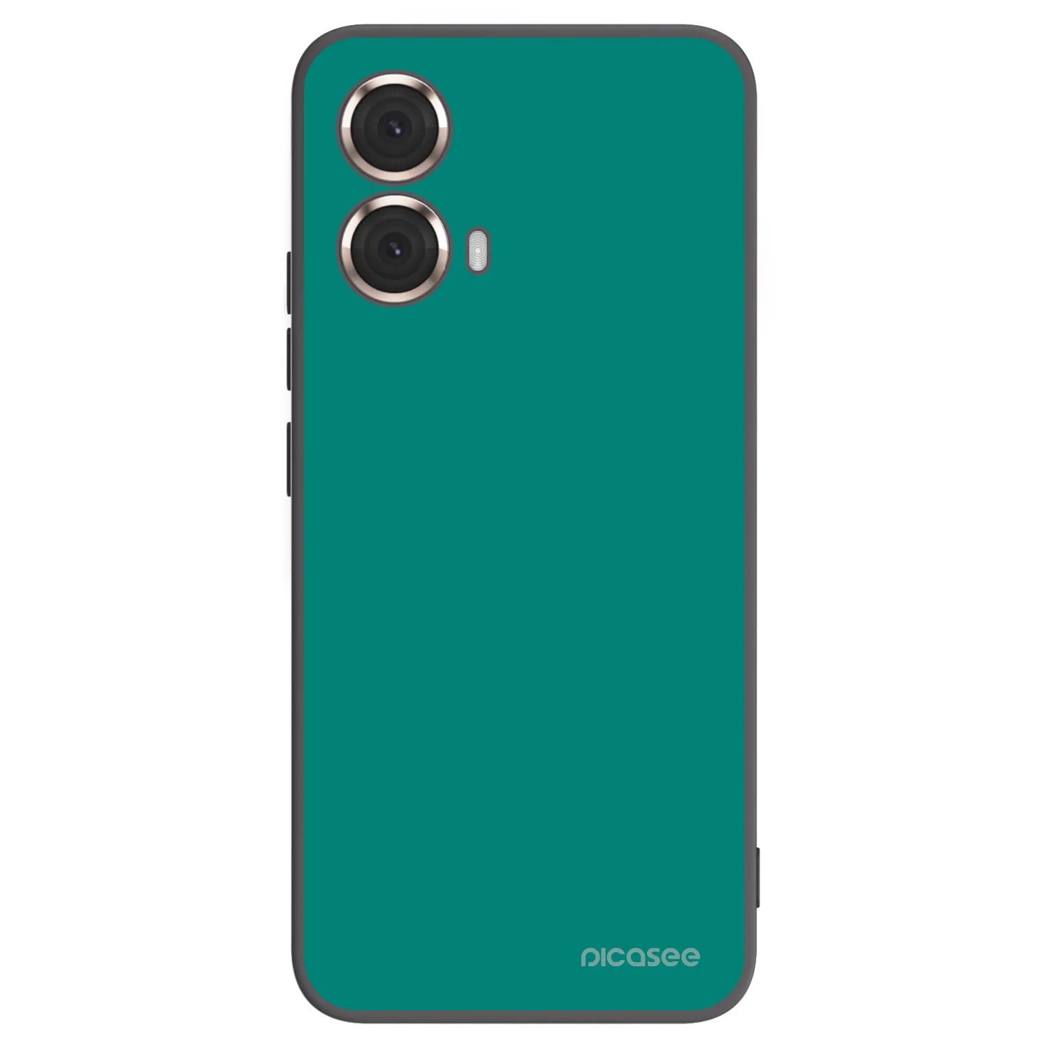 Picasee crna silikonska maskica za Motorola Moto G85 - Emerald Mist