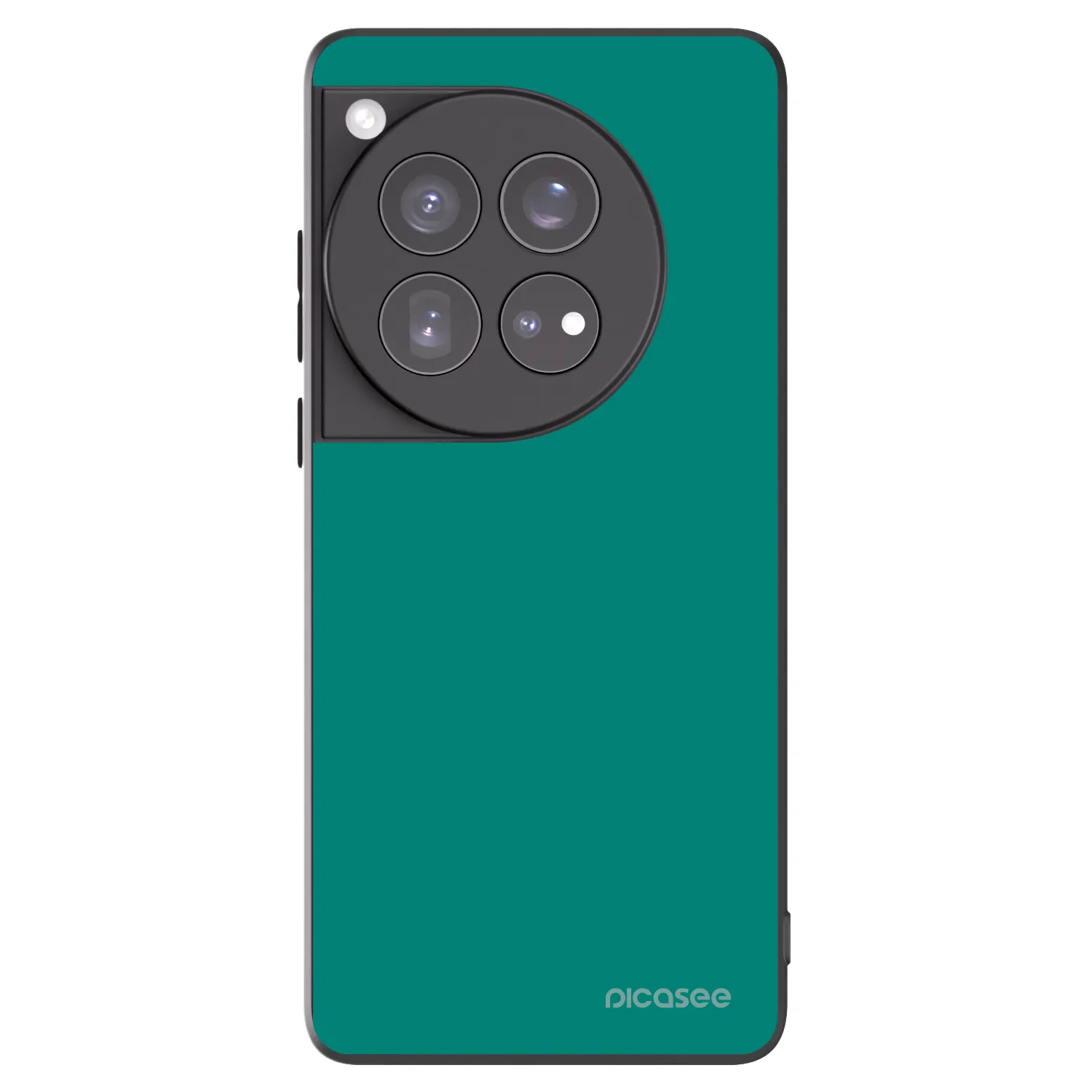 Picasee crna silikonska maskica za OnePlus 12 5G - Emerald Mist