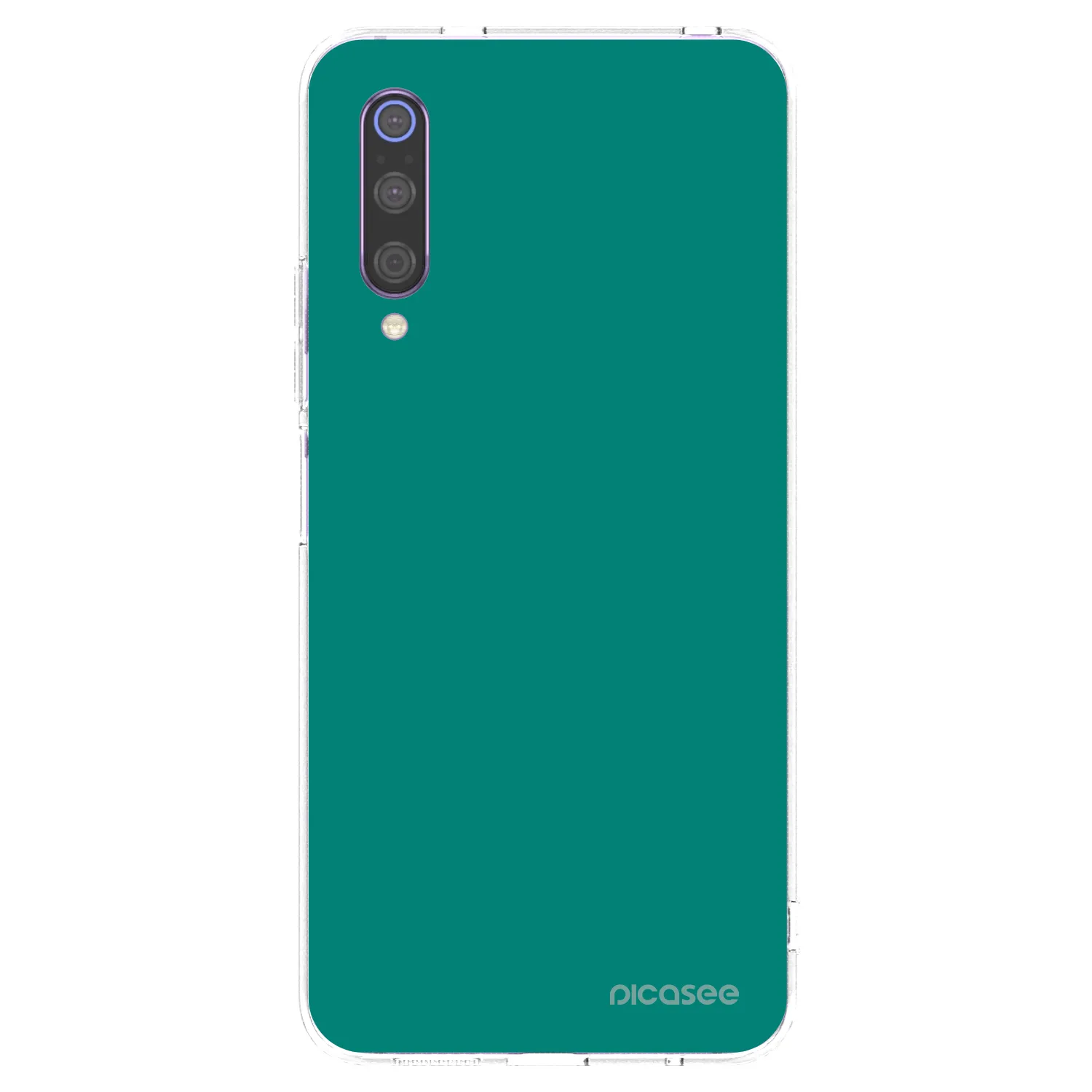 Picasee silikonska prozirna maskica za Xiaomi Mi 9 - Emerald Mist