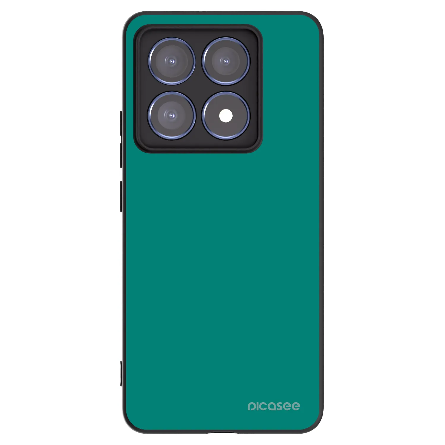 Picasee crna silikonska maskica za Xiaomi 14T Pro - Emerald Mist