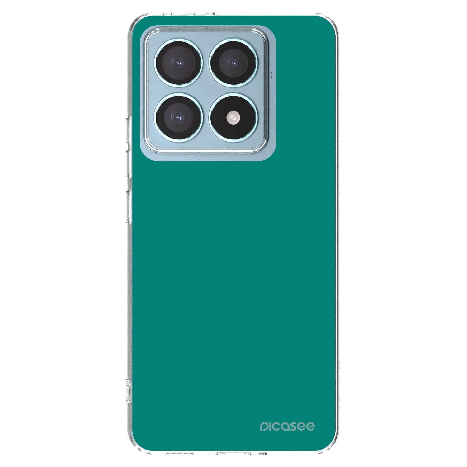 Picasee silikonska prozirna maskica za Xiaomi 14T Pro - Emerald Mist