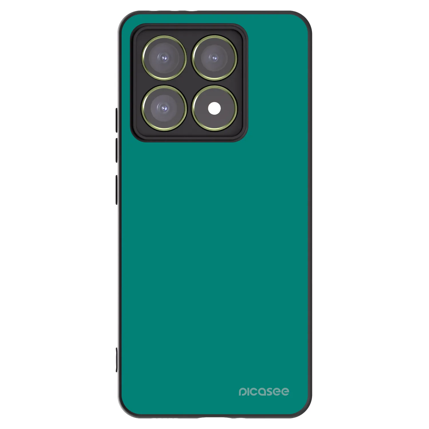 Picasee crna silikonska maskica za Xiaomi 14T - Emerald Mist