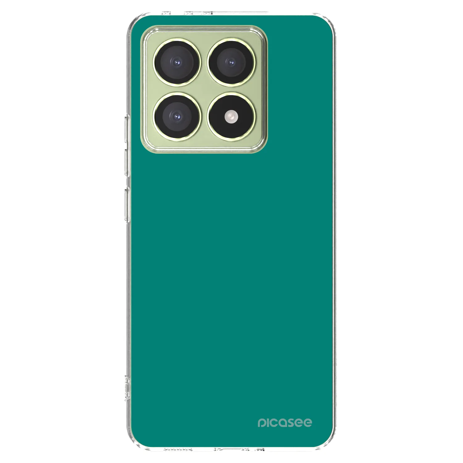 Picasee silikonska prozirna maskica za Xiaomi 14T - Emerald Mist