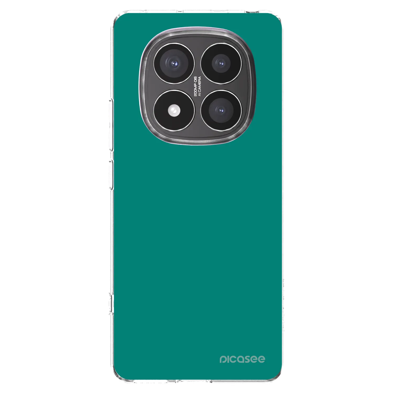 Picasee silikonska prozirna maskica za Xiaomi Redmi Note 14 Pro+ 5G - Emerald Mist