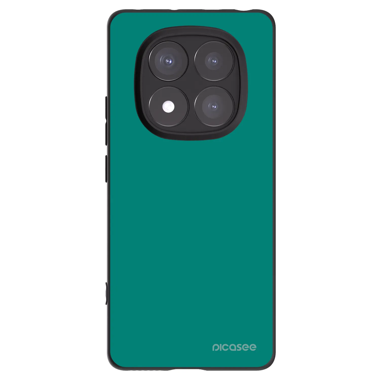 Picasee crna silikonska maskica za Xiaomi Redmi Note 14 Pro 5G - Emerald Mist