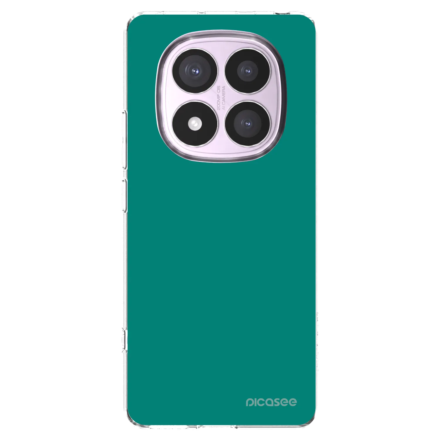 Picasee silikonska prozirna maskica za Xiaomi Redmi Note 14 Pro 5G - Emerald Mist