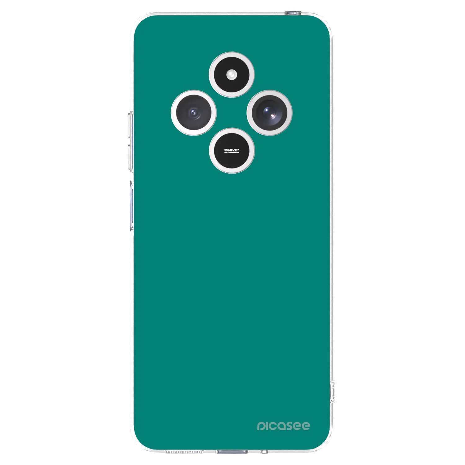 Picasee silikonska prozirna maskica za Xiaomi Redmi 14C - Emerald Mist