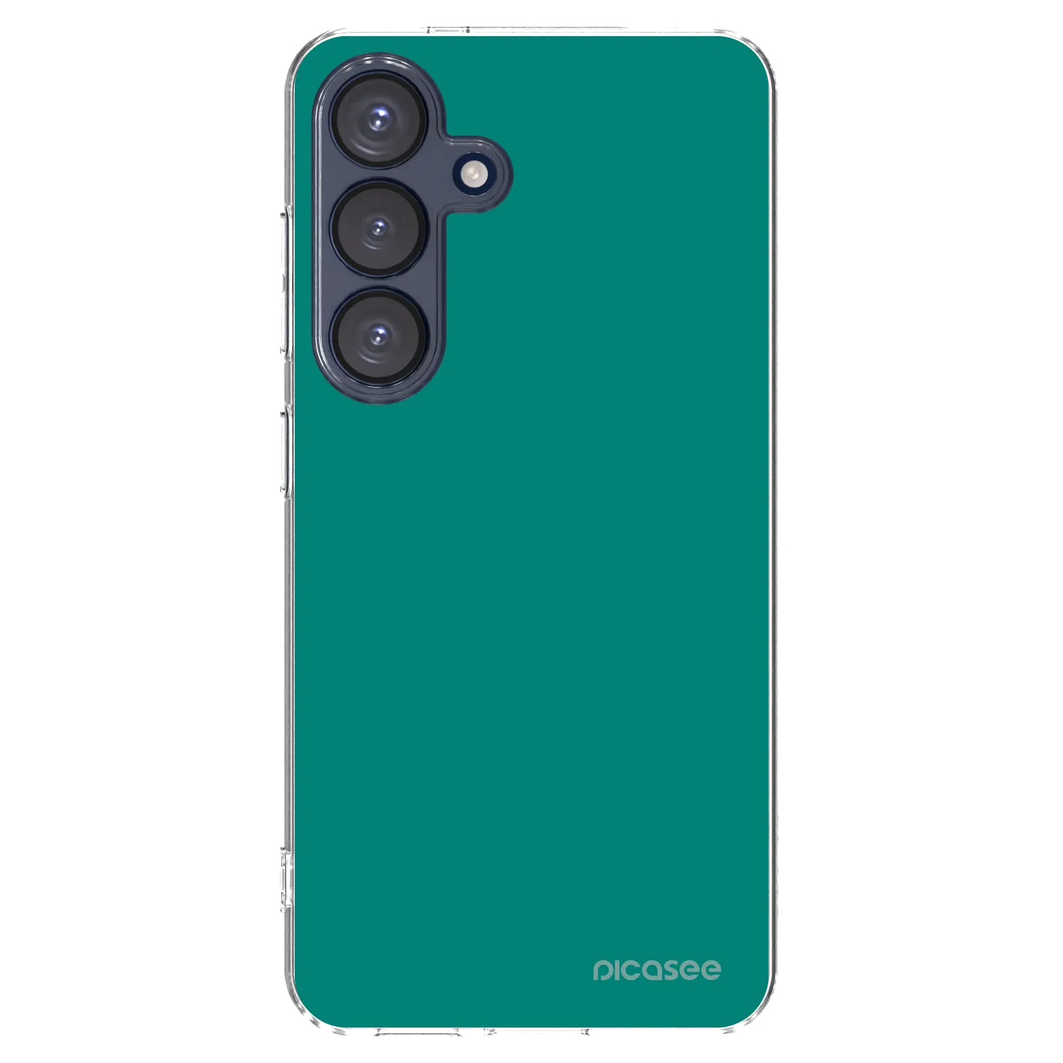 Picasee silikonska prozirna maskica za Samsung Galaxy S25 5G - Emerald Mist