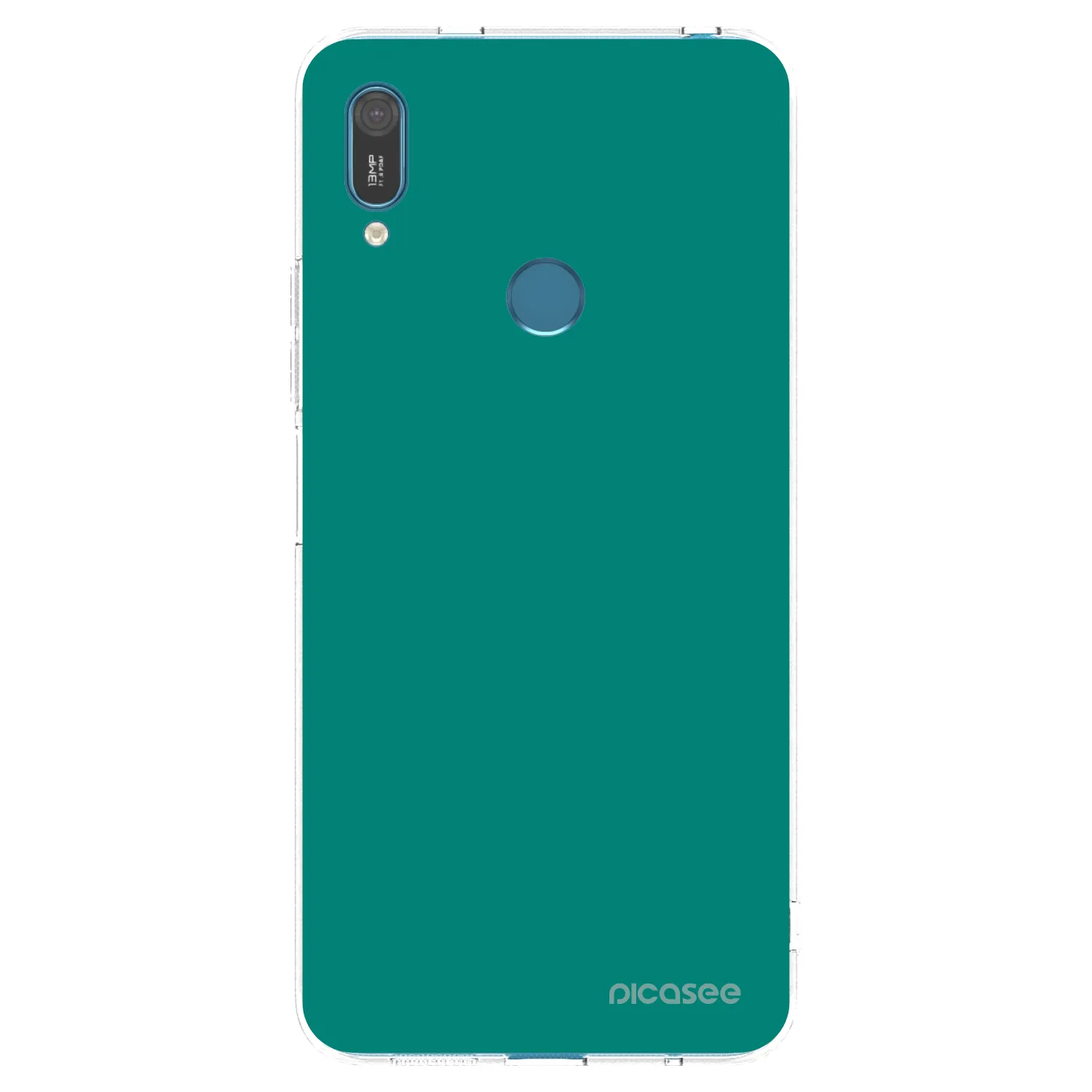 Picasee silikonska prozirna maskica za Huawei Y7 2019 - Emerald Mist