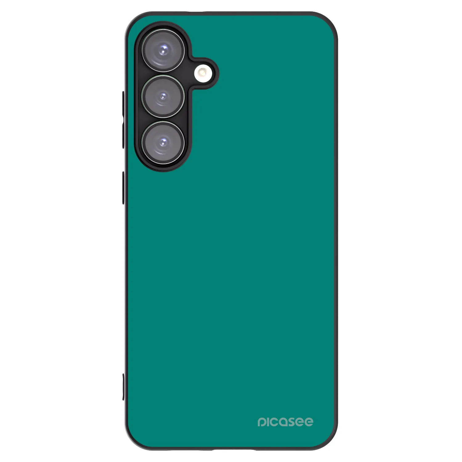 Picasee crna silikonska maskica za Samsung Galaxy S25+ 5G - Emerald Mist
