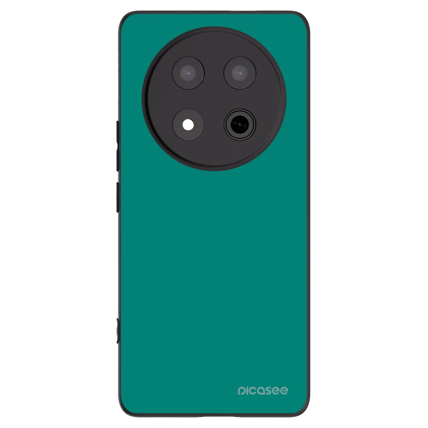 Picasee crna silikonska maskica za Honor Magic7 Lite 5G - Emerald Mist