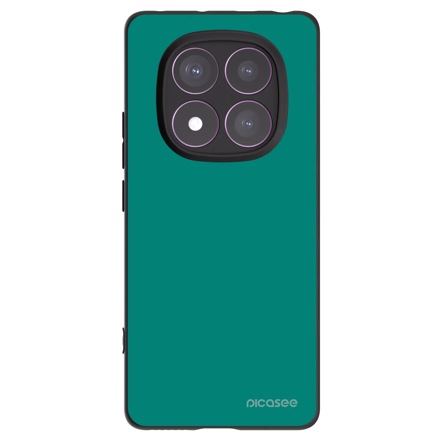 Picasee crna silikonska maskica za Xiaomi Redmi Note 14 Pro 4G - Emerald Mist