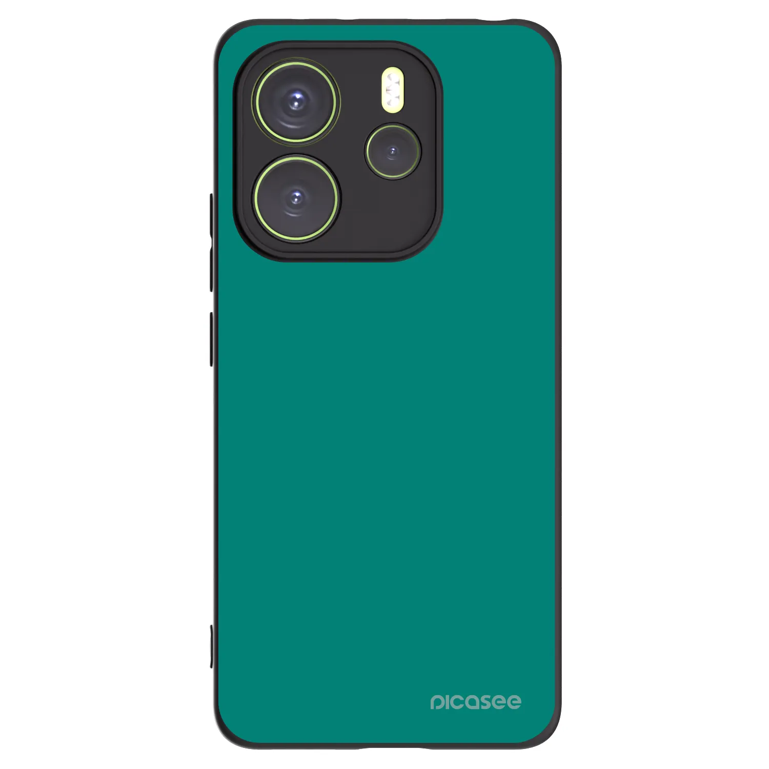 Picasee crna silikonska maskica za Xiaomi Redmi Note 14 4G - Emerald Mist