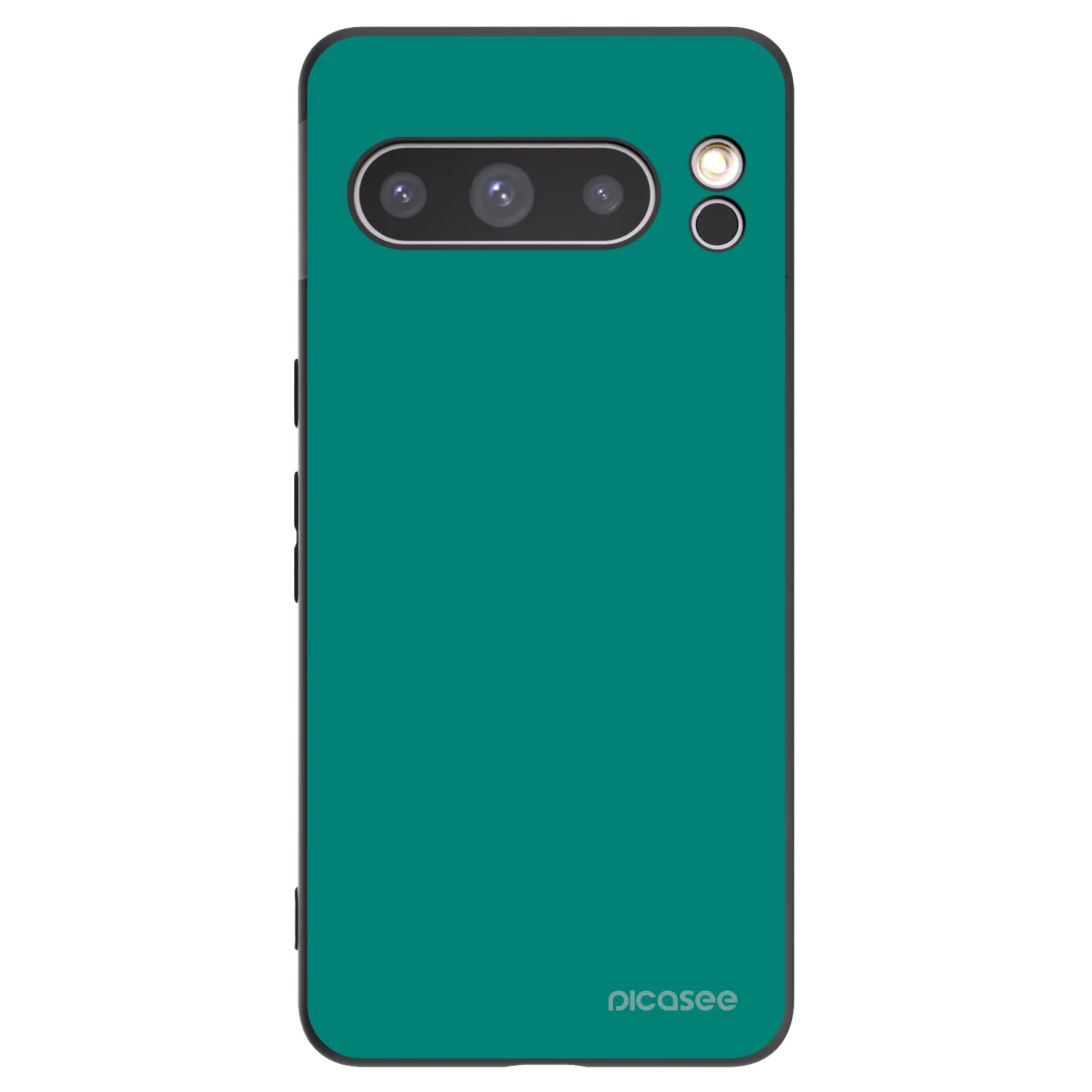 Picasee crna silikonska maskica za Google Pixel 8 Pro - Emerald Mist