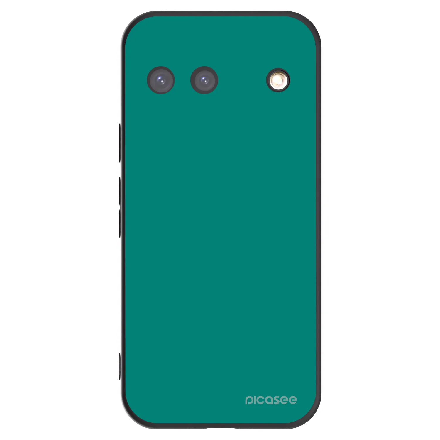 Picasee crna silikonska maskica za Google Pixel 9 - Emerald Mist