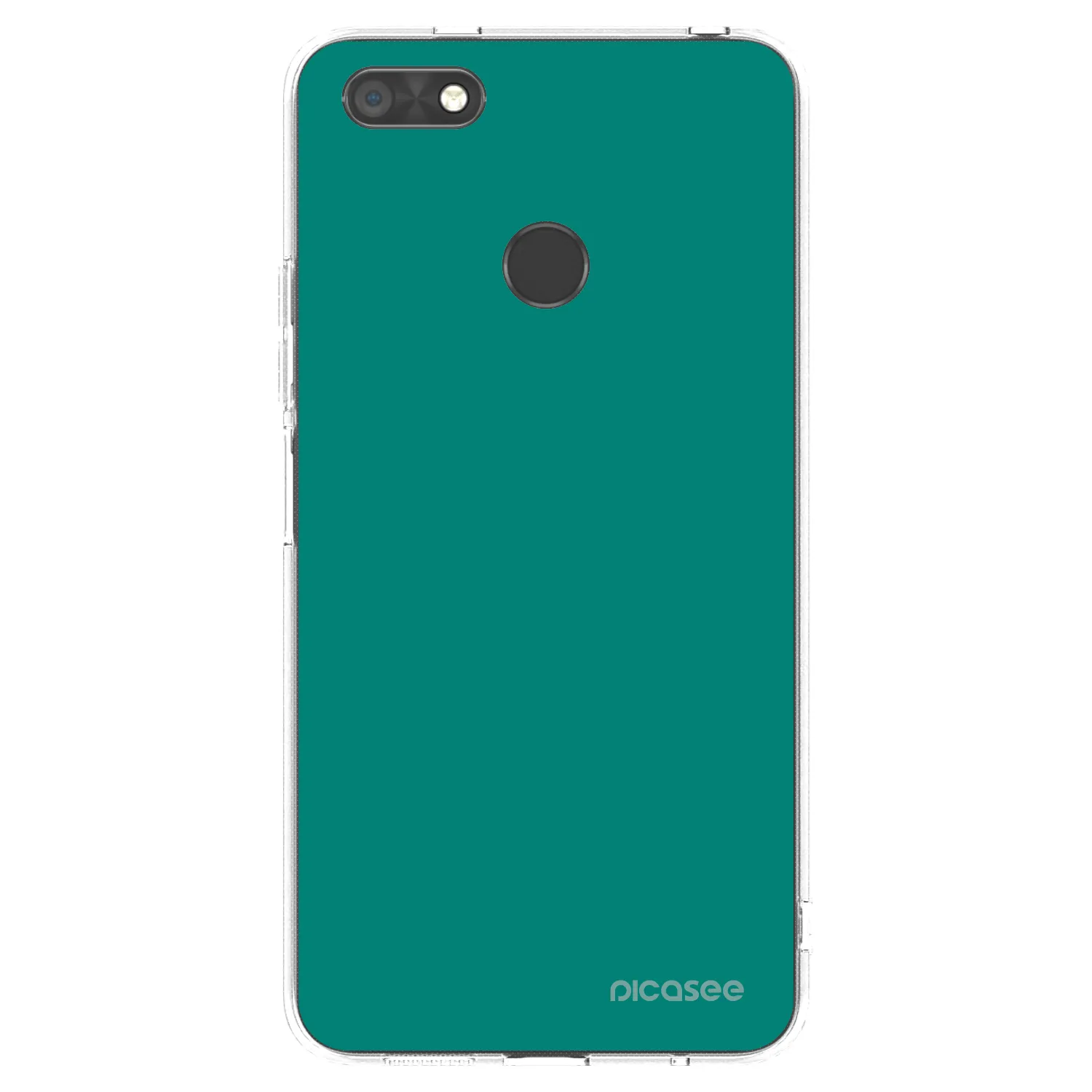 Picasee silikonska prozirna maskica za Huawei P9 Lite Mini - Emerald Mist