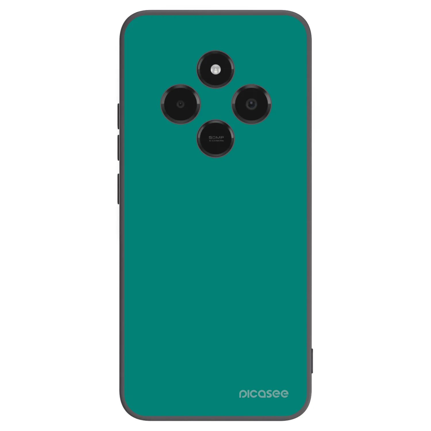 Picasee crna silikonska maskica za Xiaomi Poco C75 - Emerald Mist