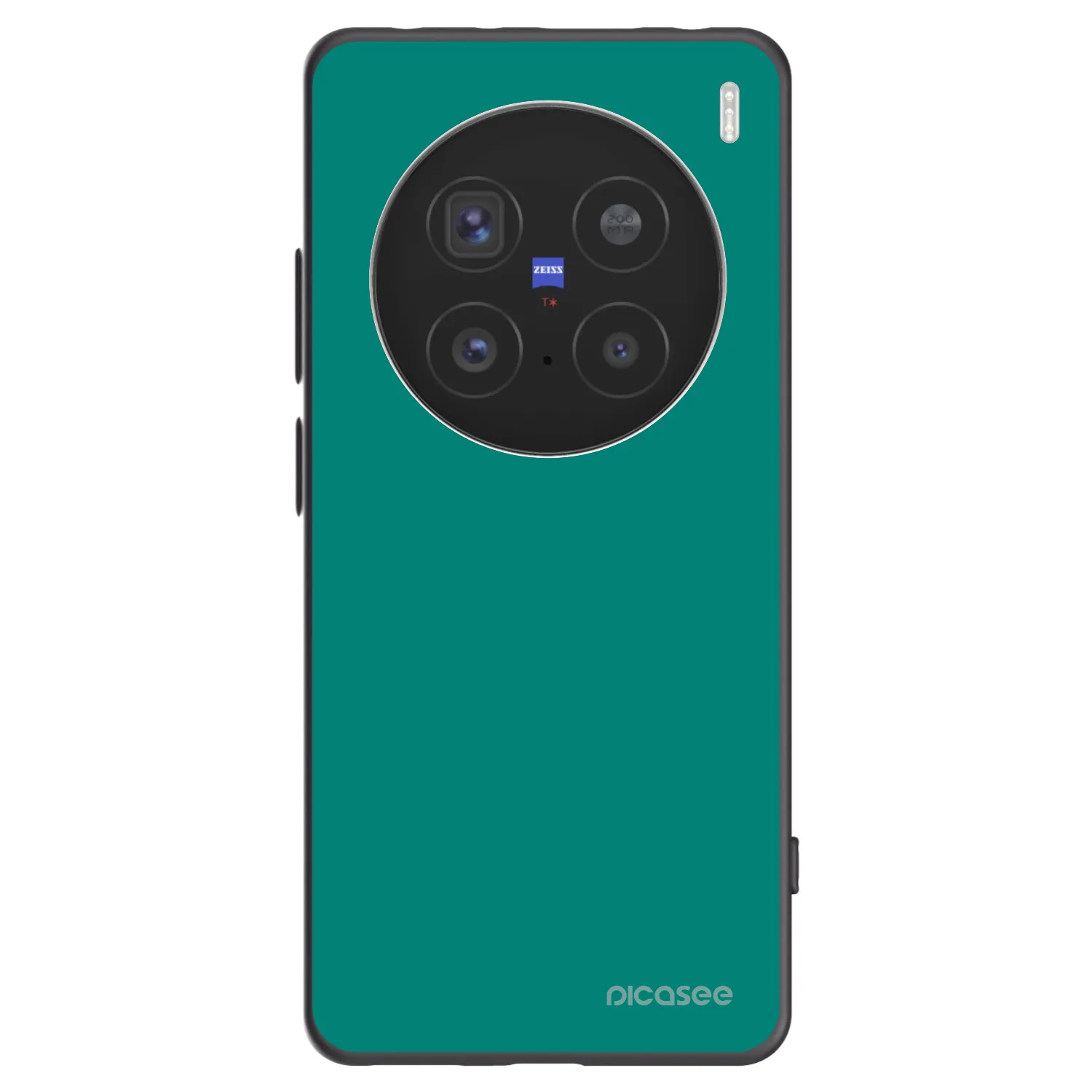 Picasee crna silikonska maskica za Vivo X200 Pro - Emerald Mist