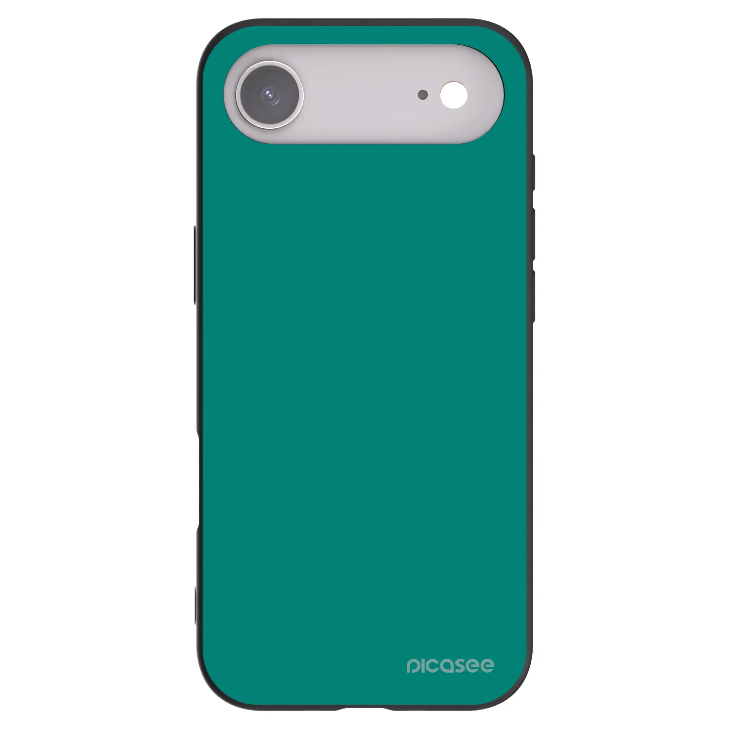 Picasee crna silikonska maskica za Apple iPhone Air - Emerald Mist