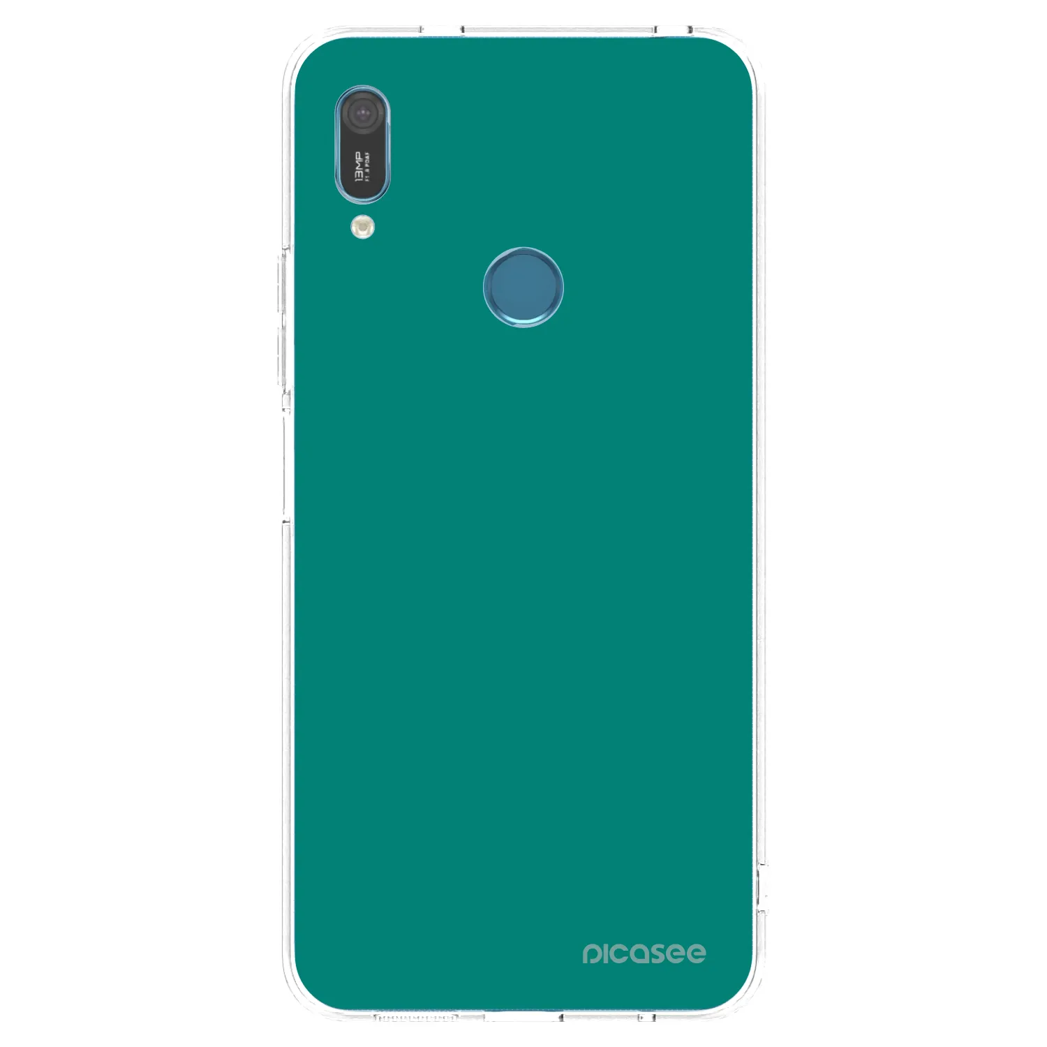 Picasee silikonska prozirna maskica za Huawei Y6 2019 - Emerald Mist