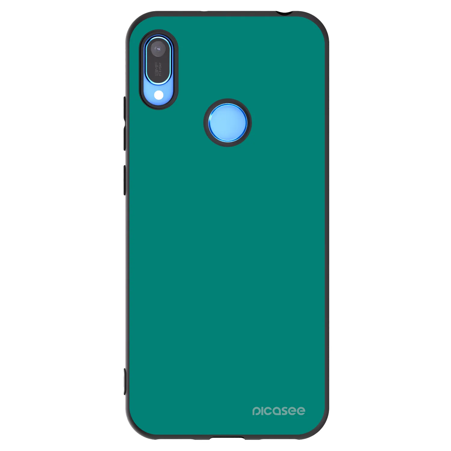 Picasee crna silikonska maskica za Huawei Y6 2019 - Emerald Mist