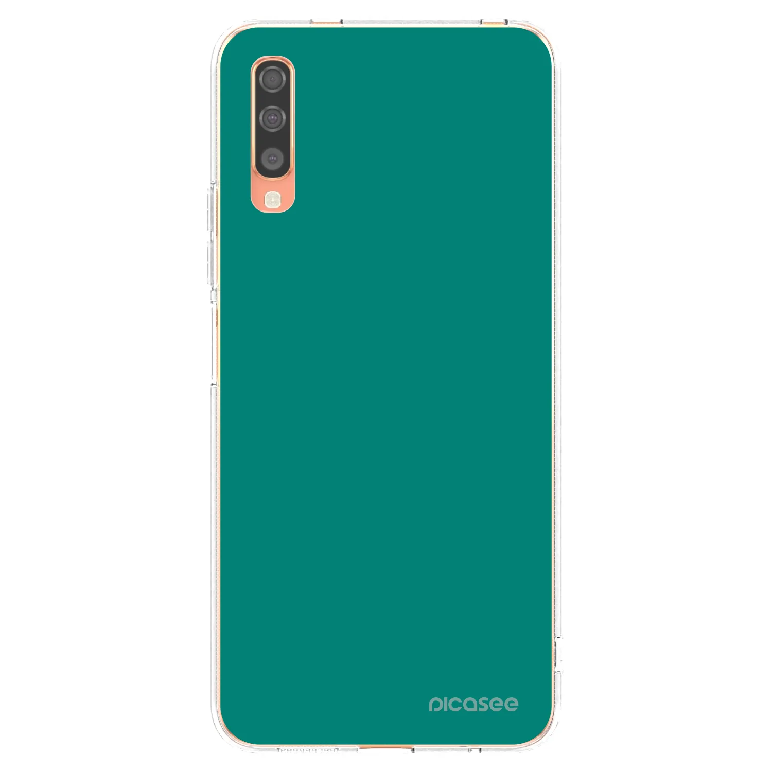 Picasee silikonska prozirna maskica za Samsung Galaxy A70 A705F - Emerald Mist