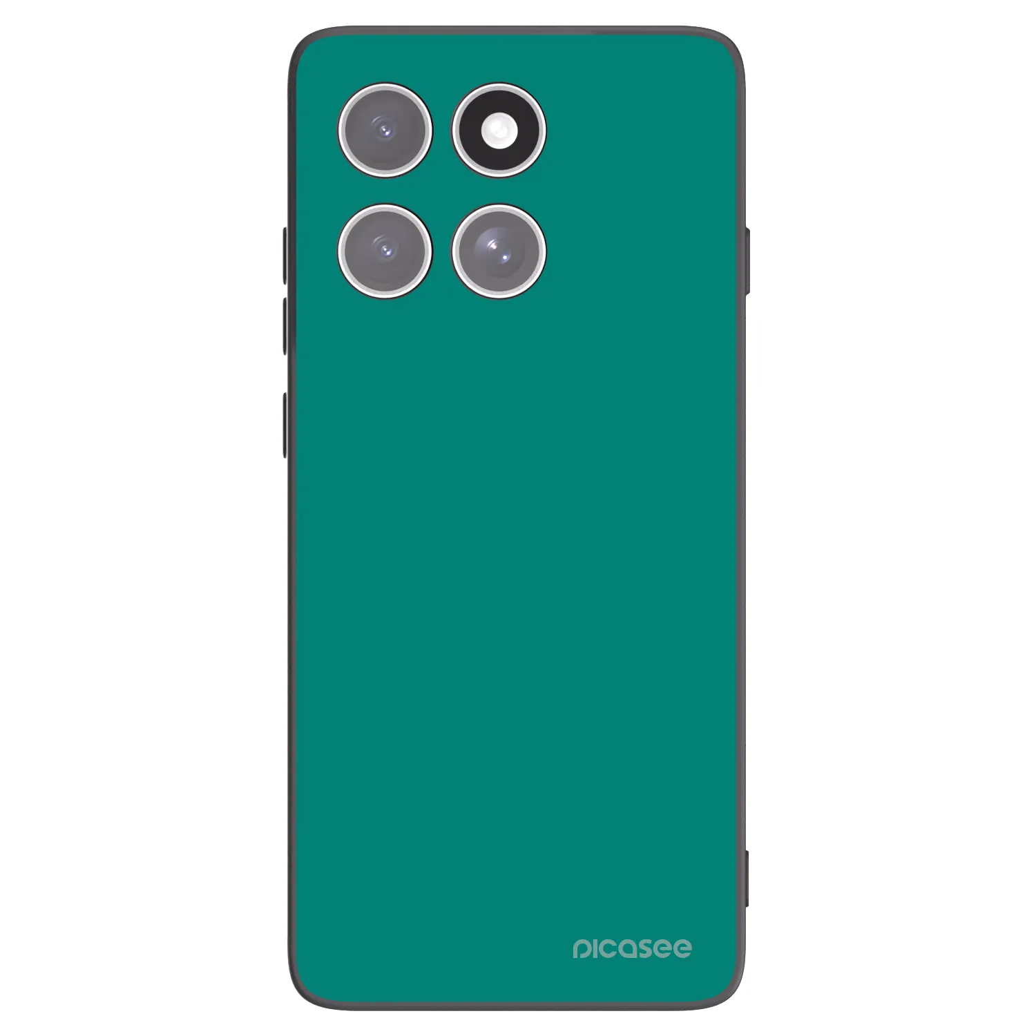 Picasee crna silikonska maskica za Motorola Edge 60 Pro - Emerald Mist